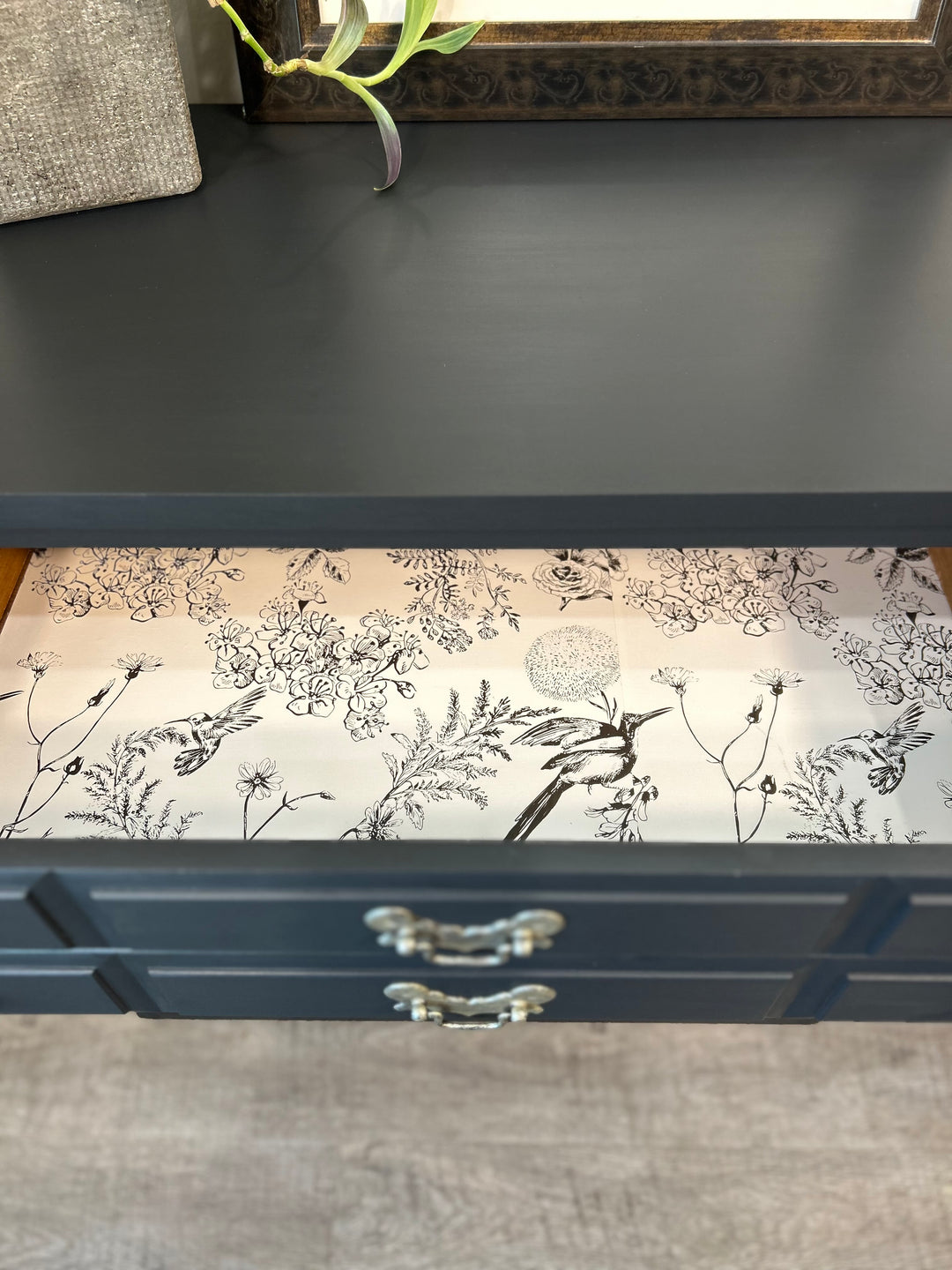 Custom Painted 3-Drawer Dresser
