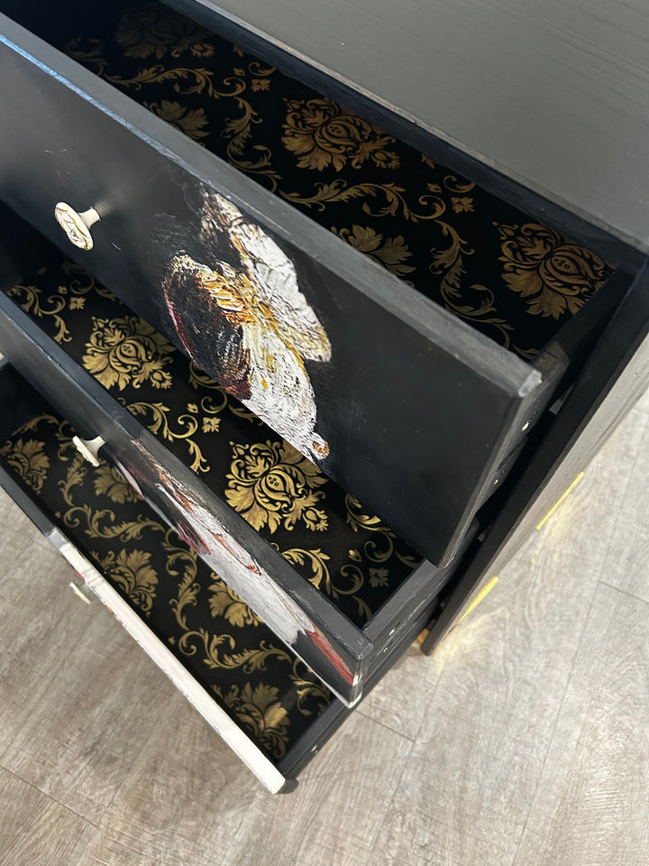 Obsidian Reverie | One-of-a-Kind Black Statement Dresser