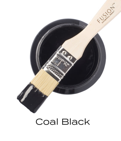 Coal Black I Fusion™ Mineral Paint﻿ (Tester and Pint Size)