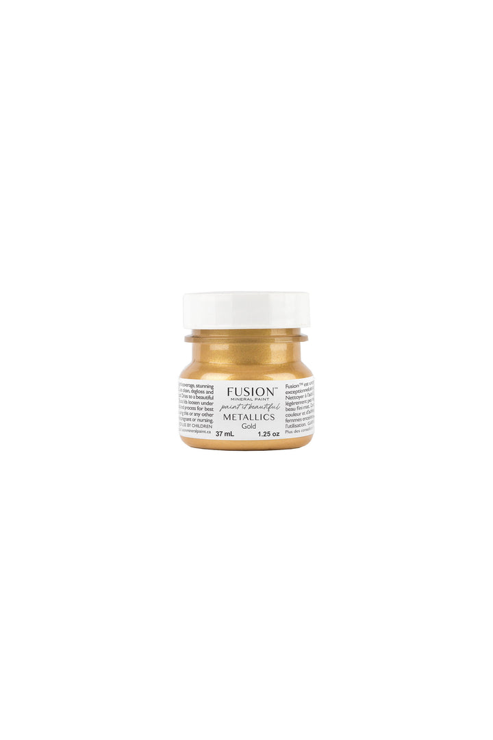 Gold Metallic Fusion Mineral Paint (37ml or 250ml Size)