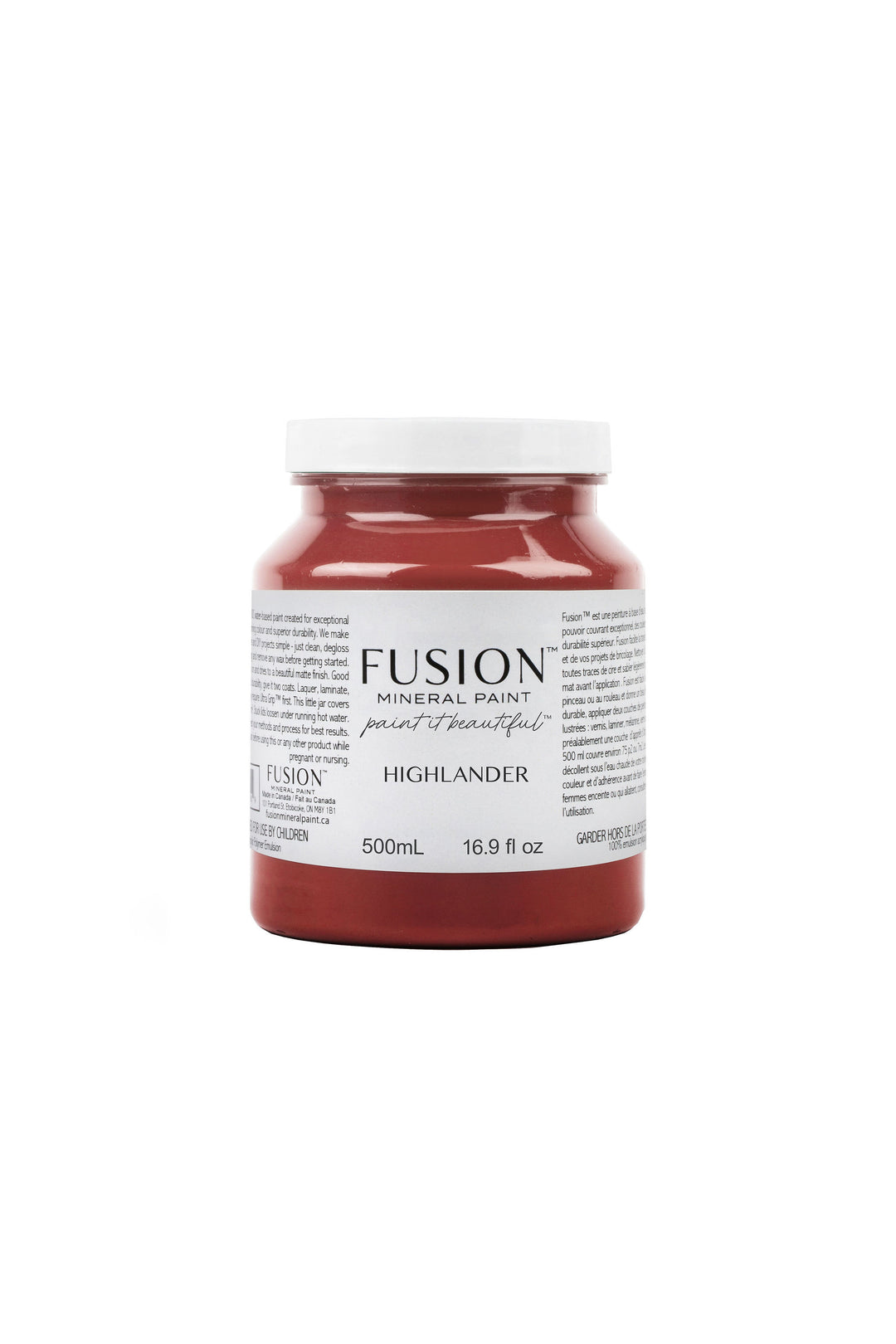 Iron Clay I Fusion™ Mineral Paint﻿ (Tester and Pint Size)