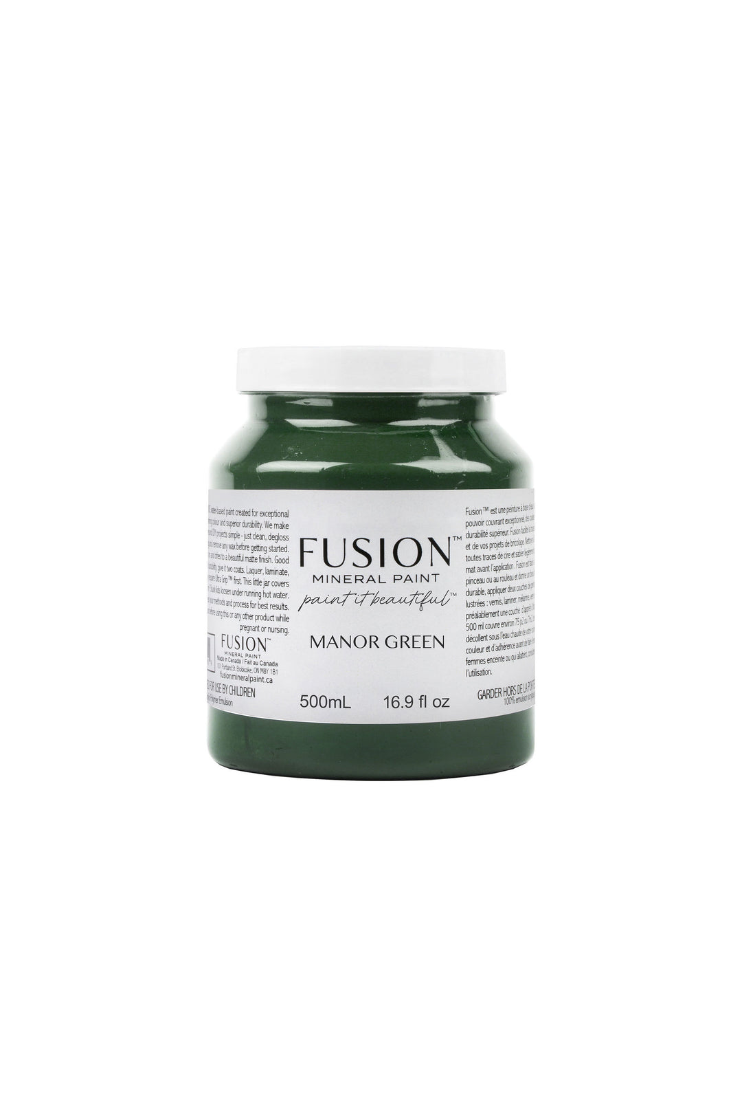 Manor Green I Fusion™ Mineral Paint﻿ (Tester and Pint Size)