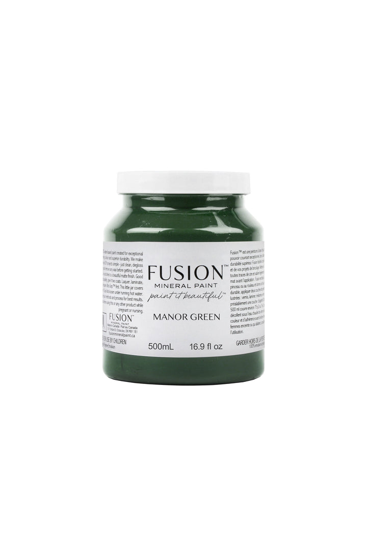 Manor Green I Fusion™ Mineral Paint﻿ (Tester and Pint Size)