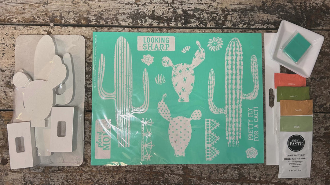 Pretty Fly for a Cacti Chalk Couture Cactus Kit