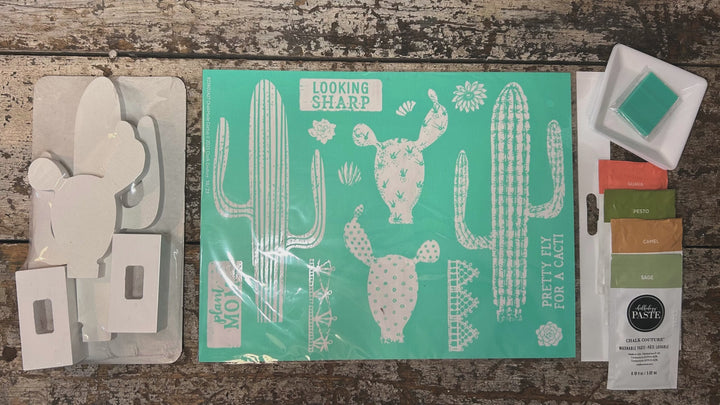 Pretty Fly for a Cacti Chalk Couture Cactus Kit